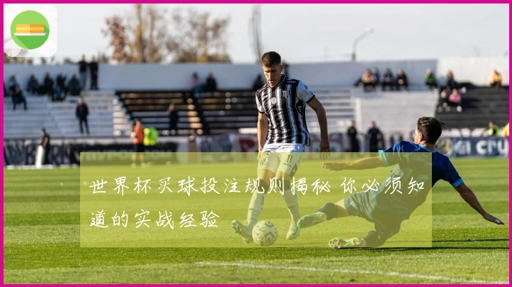 世界杯买球投注规则揭秘 你必须知道的实战经验