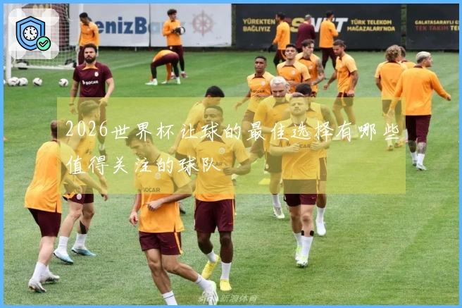 2026世界杯让球的最佳选择有哪些值得关注的球队